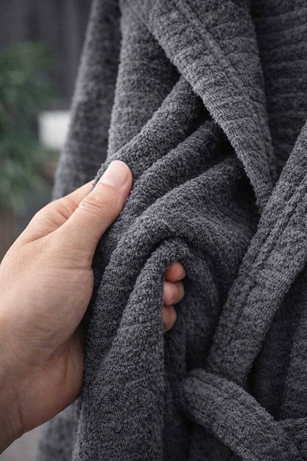 Vanilla Soft Kapüşonlu Bornoz - 3