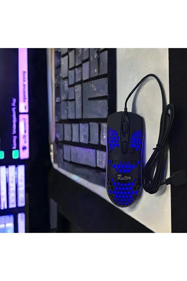 RT-10107 Işıklı Kablolu Mouse - 4