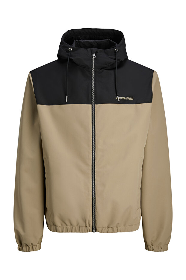 Jack&Jones 12268598 JJELEGACY LIGHT JACKET HOOD Erkek Spor Ceket Kahverengi - 1