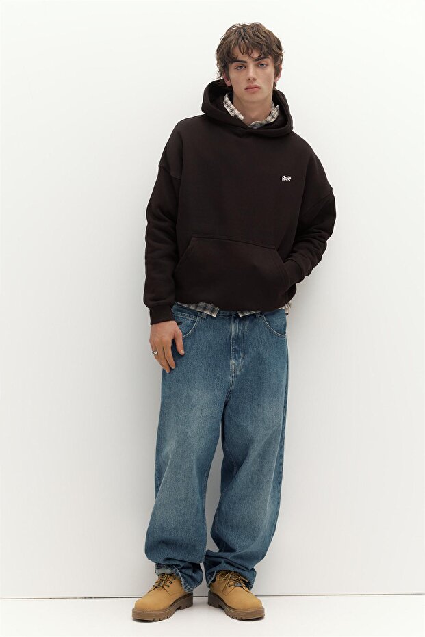 STWD kapüşonlu sweatshirt - 3