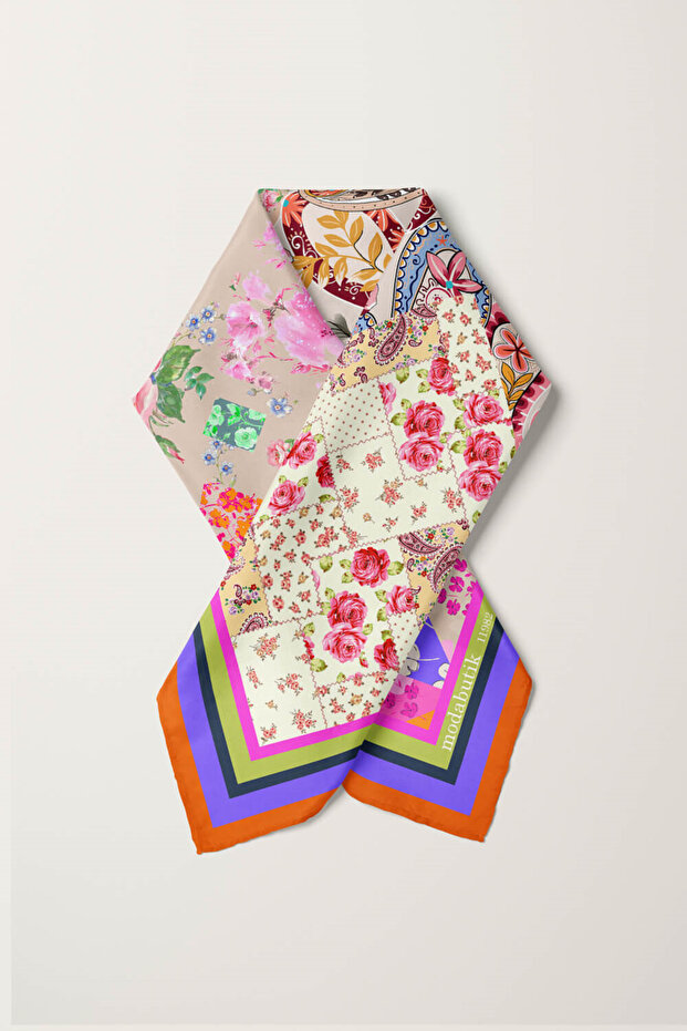 F104 OTANTIK PATCHWORK BANDANA DG11982 - 4
