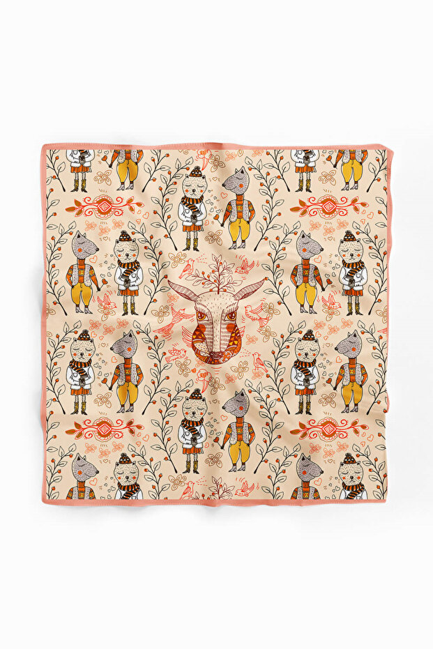 V57 باندانا منقوشة على شكل غزال - 2