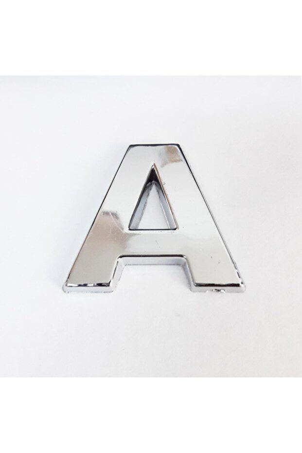 Harfi 3,75 Cm Krom Yapışkanlı - 1