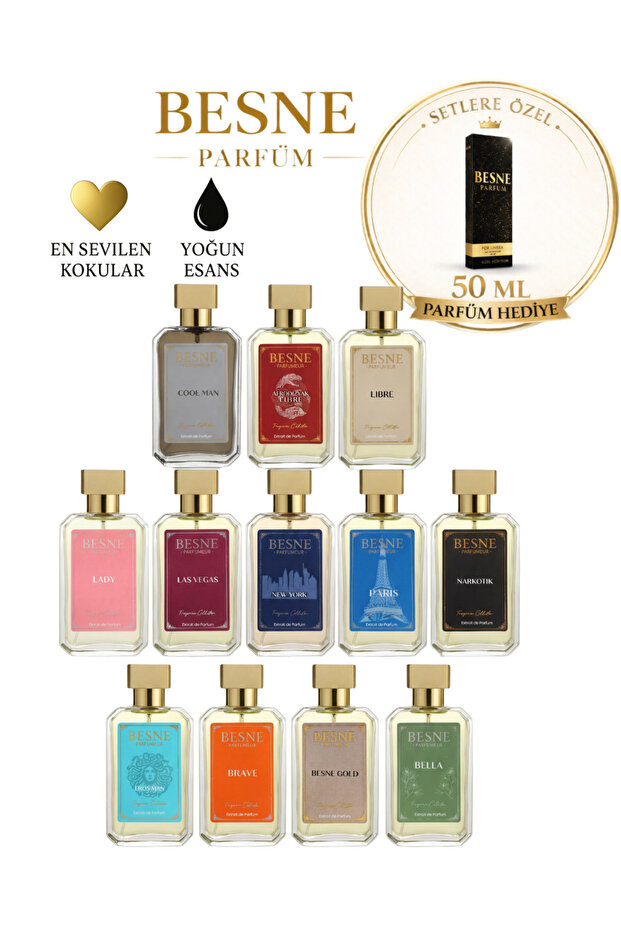 BESNE Premium Collection Parfüm Seti FULL SET - 1