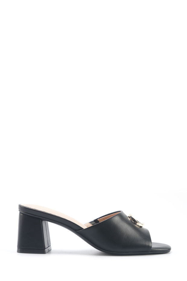 Nacell 5Fx Black Women's Heeled Slippers