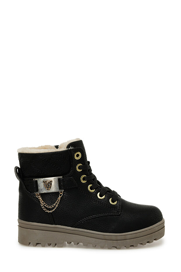 Lily F 5Pr Black Girl's Boots