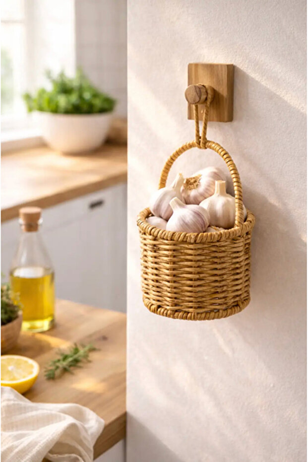 Wall Pocket – Hasır Duvar Sepeti - 4