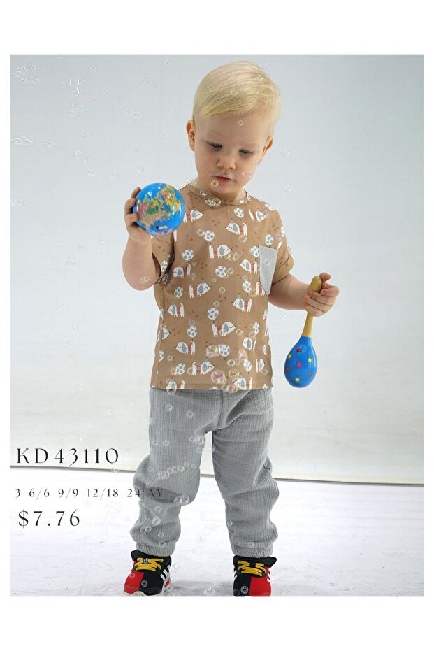 Dog Theme Shirt and Pants Set 3-6/6-9/9-12/18-24 Months