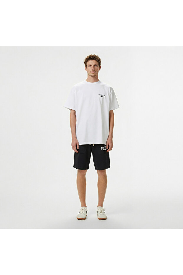 Retro All Star Erkek Siyah Şort - 1