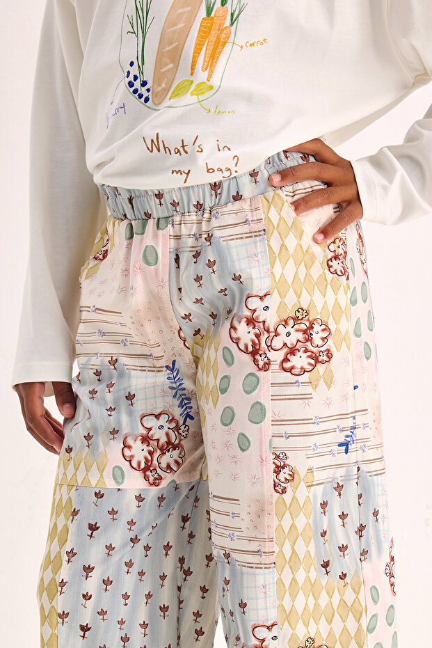 بنطلون نولا باتش منقوش - 3