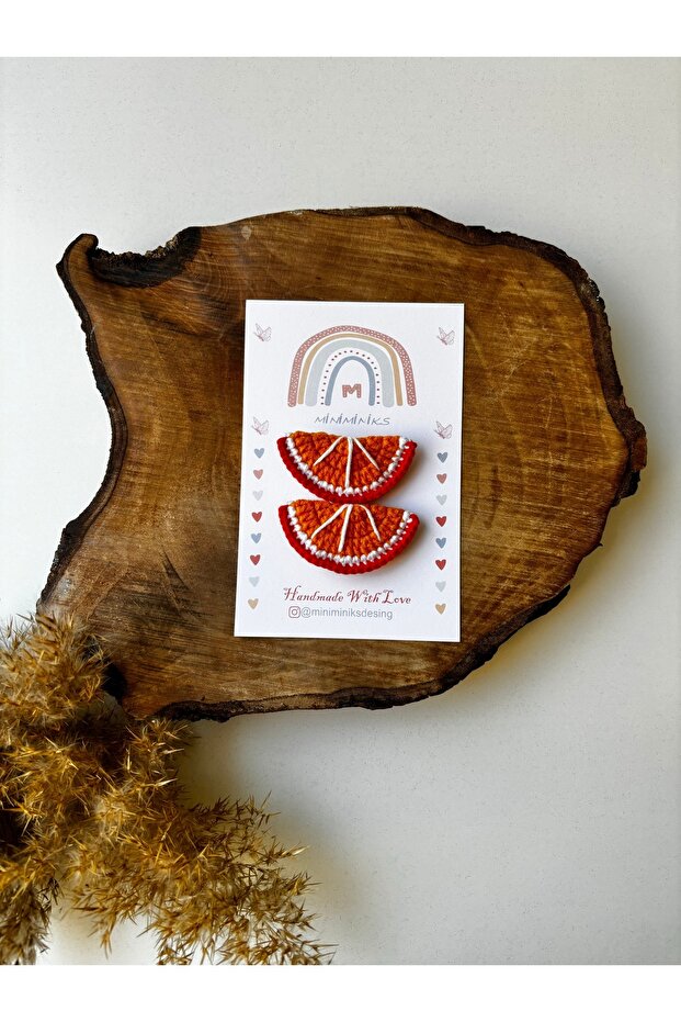 Meyve Desen Örme Kız Toka - 2