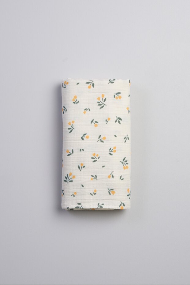 Multi-Purpose Muslin Cover 100 x 85 cm 100% Organic Cotton Oeko-Tex Certified