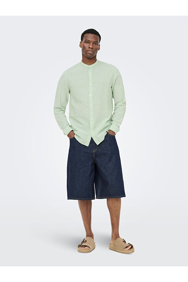 Hemd ONSCAIDEN Leinen Hemd - 5