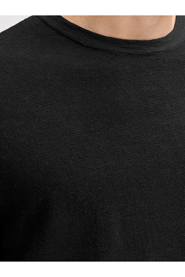 Pulóver Einfarbig Pulóver - 5