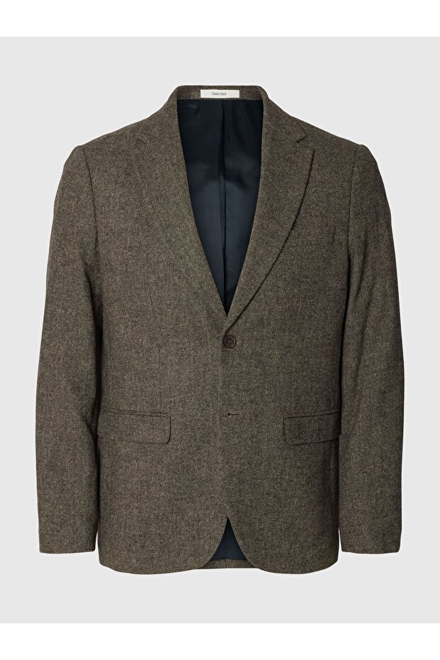Blazer Karierter Wollgemisch - 2