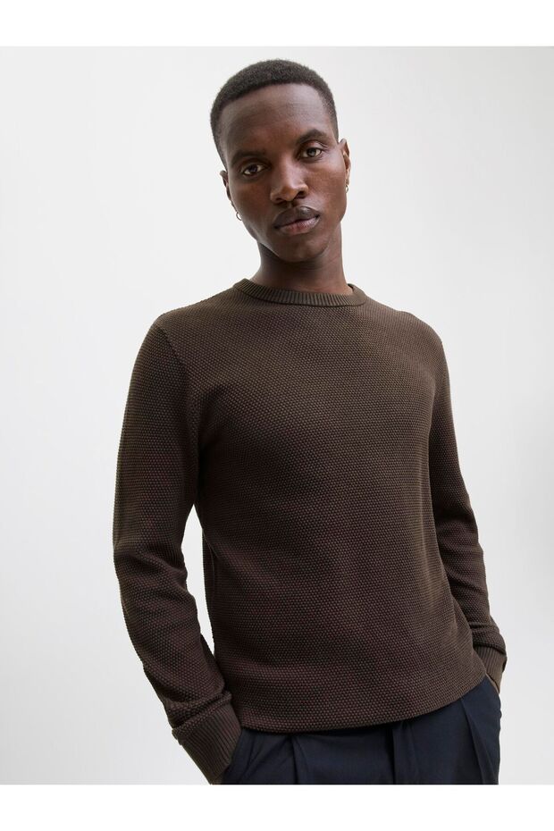 Strickpullover Einfarbig Strickpullover - 7