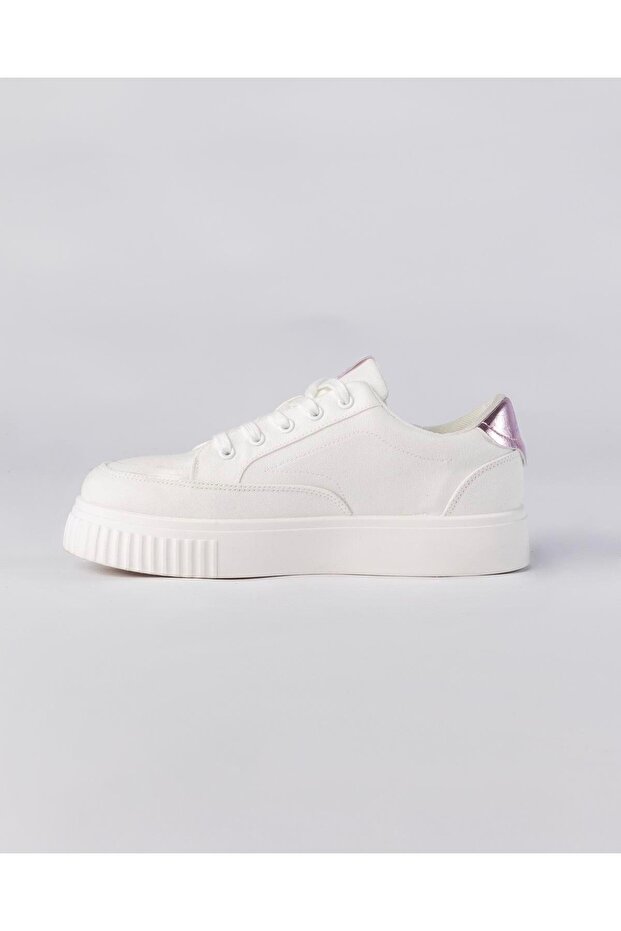 Sonniew Kadın Beyaz Regular Sneaker - 3