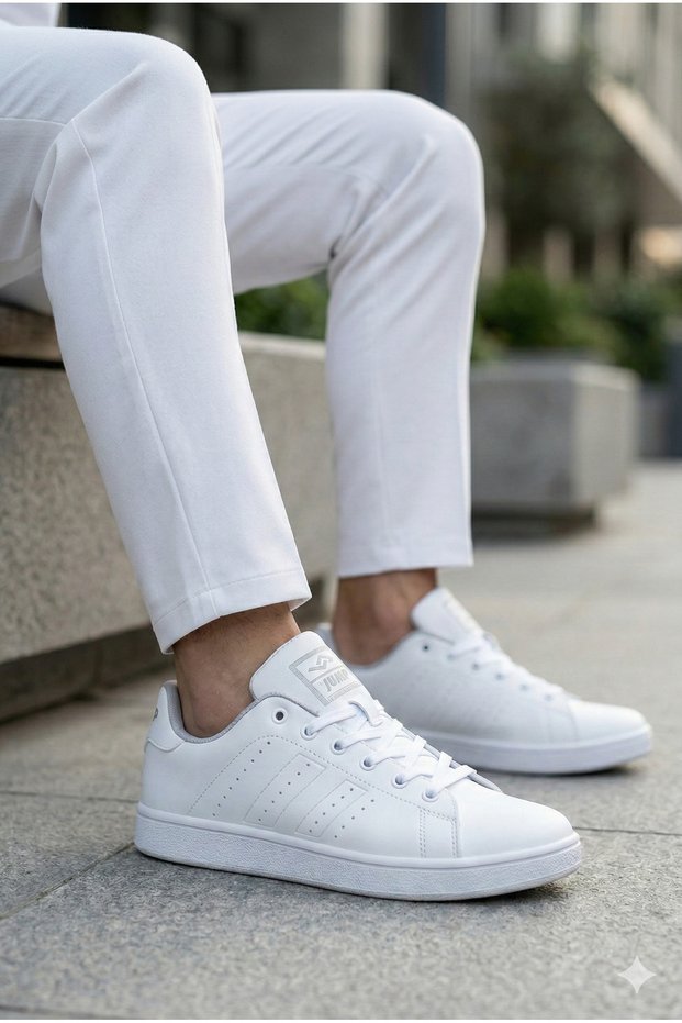 15307m Men's Women's Unisex Comfort Sole Sports Shoes White