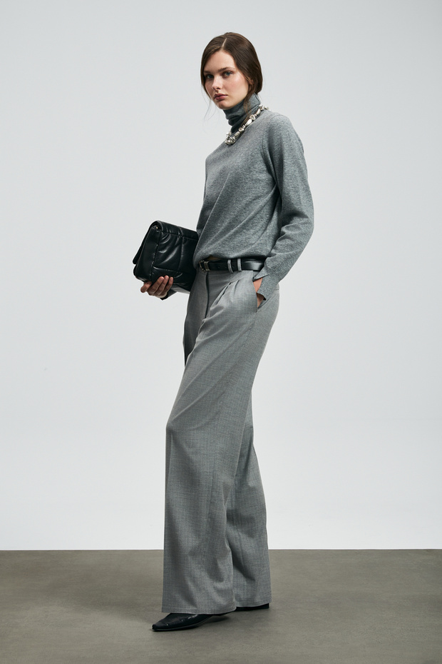 Harper Kadın Kazak Gri - 4