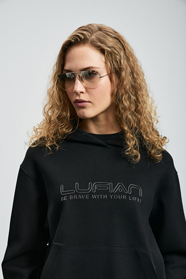 Cassa Kadın Örme Sweatshırt Siyah - 5