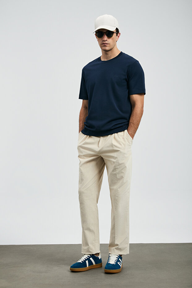 Roland Erkek Basic Tişört Lacivert - 3