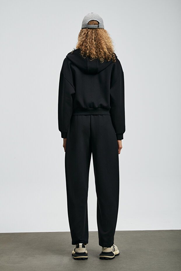 Ada Örme Kadın Eşofman Altı Siyah - 6