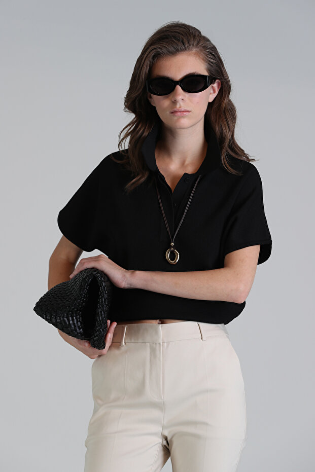 Pulover de damă Como negru - 2