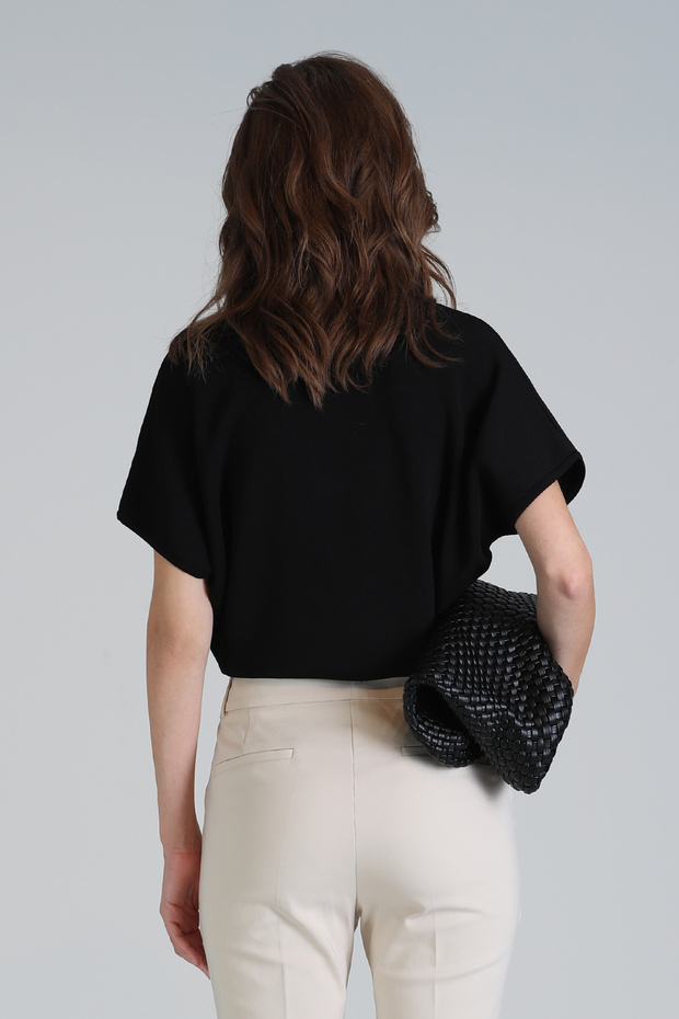 Pulover de damă Como negru - 6