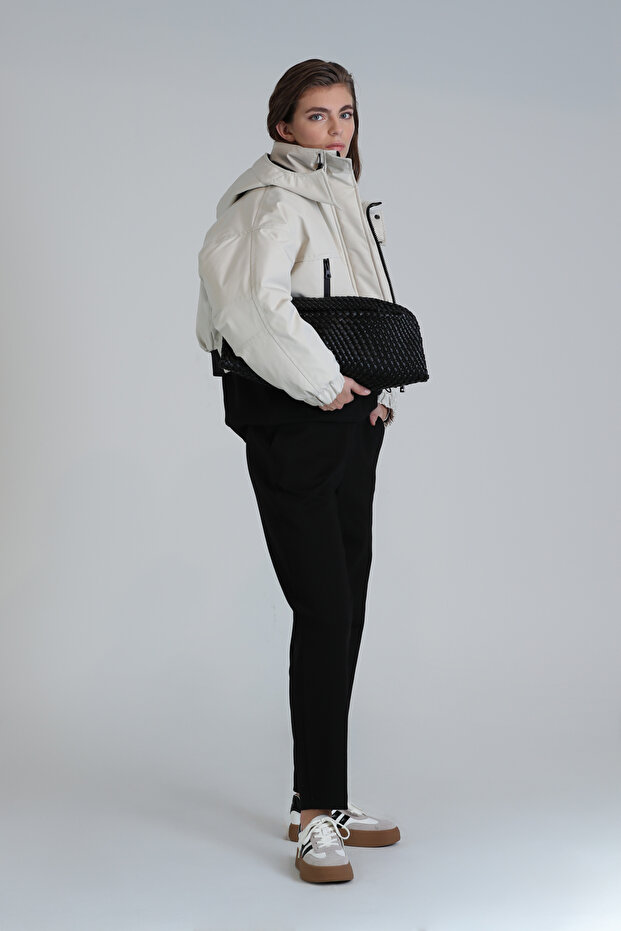 Amber Örme Kadın Eşofman Altı Siyah - 2