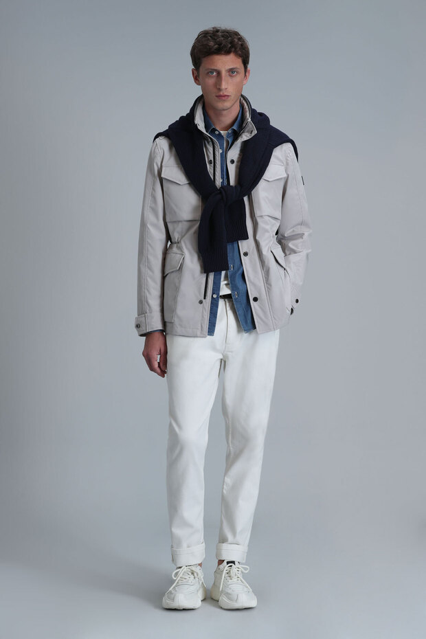 Cameron Erkek Mont Bej - 2