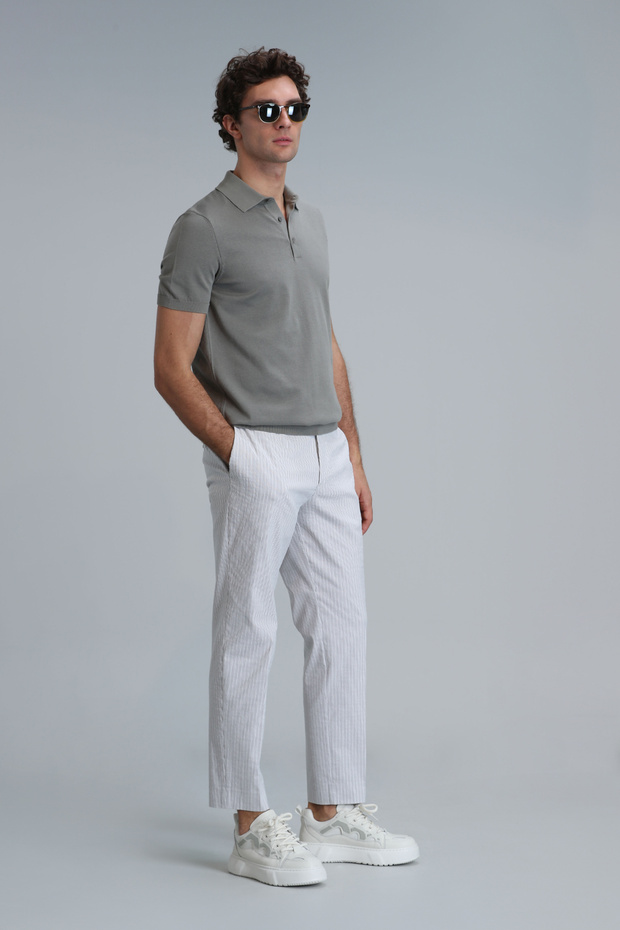 Pulover pentru bărbați Pulls verde deschis - 4