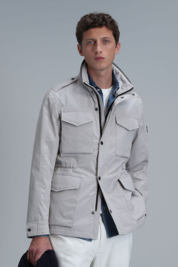 Cameron Erkek Mont Bej - 1