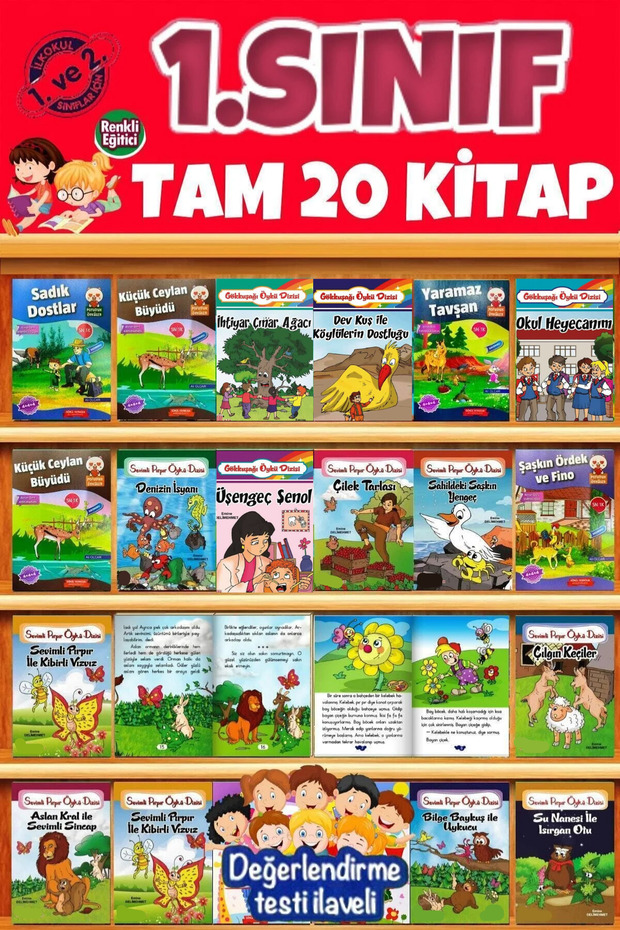 1. Easy Reading Story Books Set Recommended for Classes Full 20 Pieces