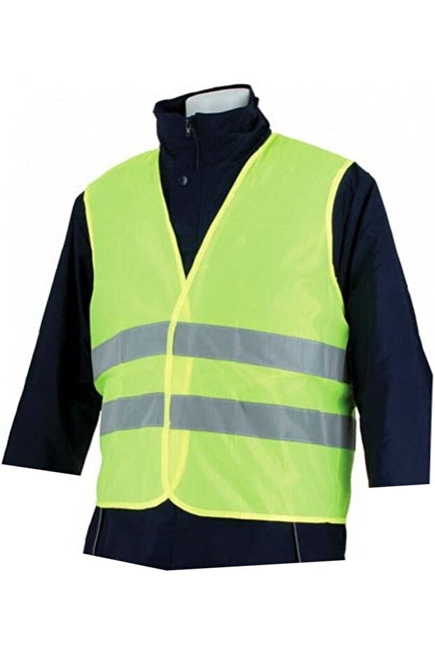 Phosphorescent Reflective Warning Vest 5 cm Reflective Emirhan