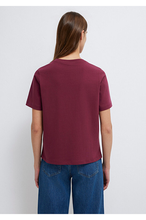 Kadın Basic T-Shirt M1600965-70393 - 5
