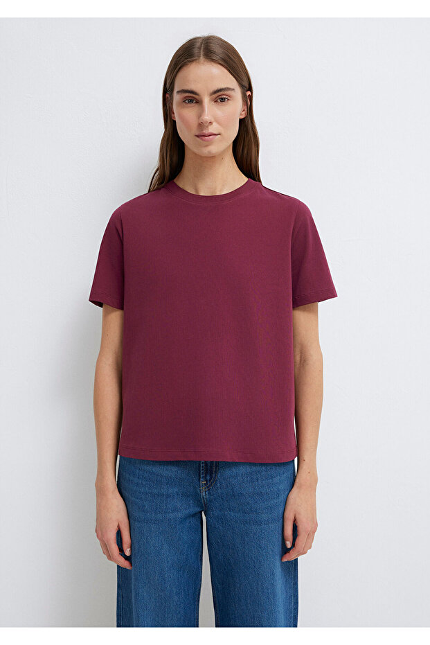 Kadın Basic T-Shirt M1600965-70393 - 3