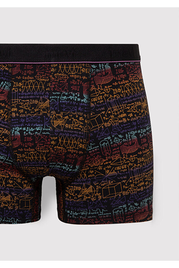 3lü Baskılı Siyah Boxer 0912209-900 - 2