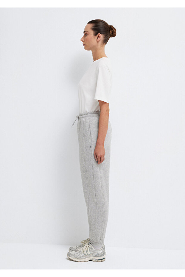 Gri Basic Eşofman Altı 1600430-32175 - 5