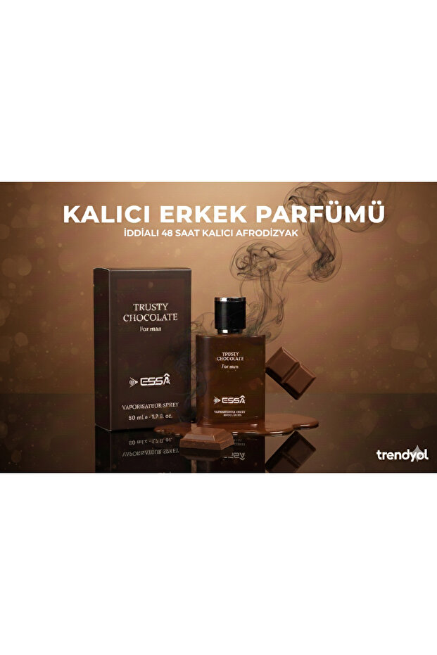 Kalıcı erkek Parfümü edp Çikolata TRUSTY CHOCLATE Parfüm Afrodizak Etkili - 4