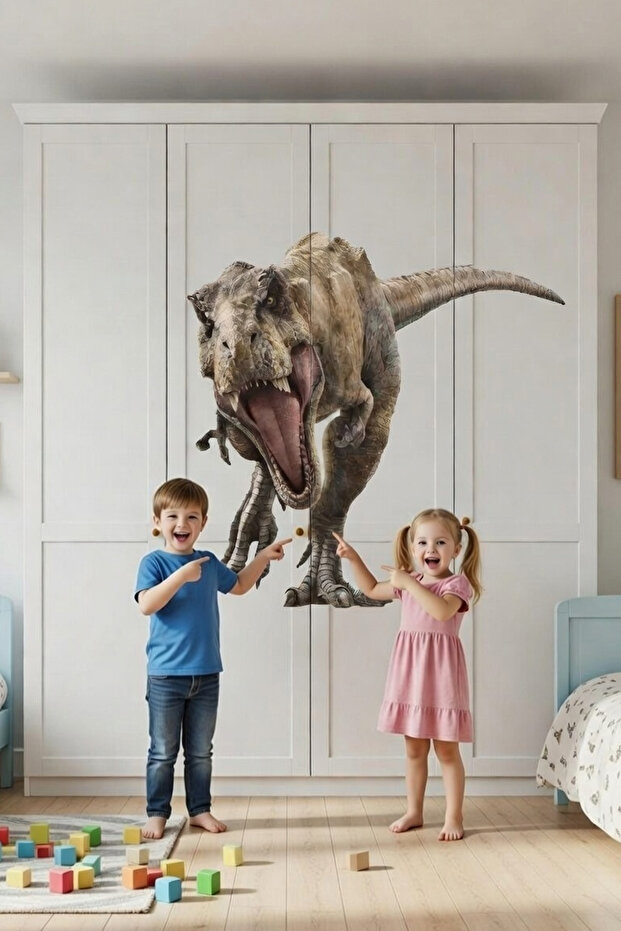 3d Render Dinosaur Wall Sticker - 3