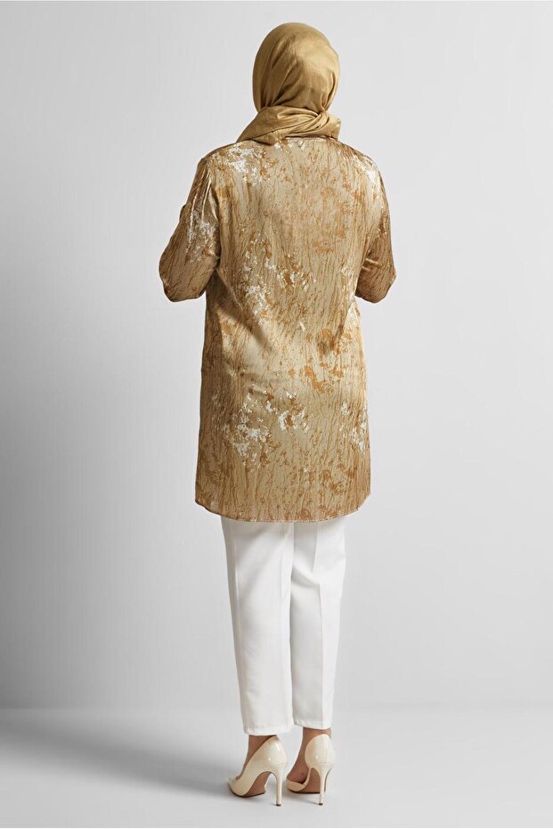 تونيك ساتان منقوش 20707 - 4