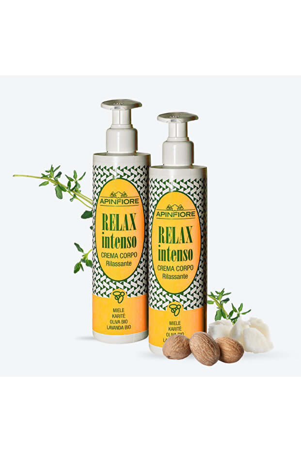 Intense Relax Body Cream 250ml – For Tired Body with Honey, Shea Butter, Lavender & Herbs