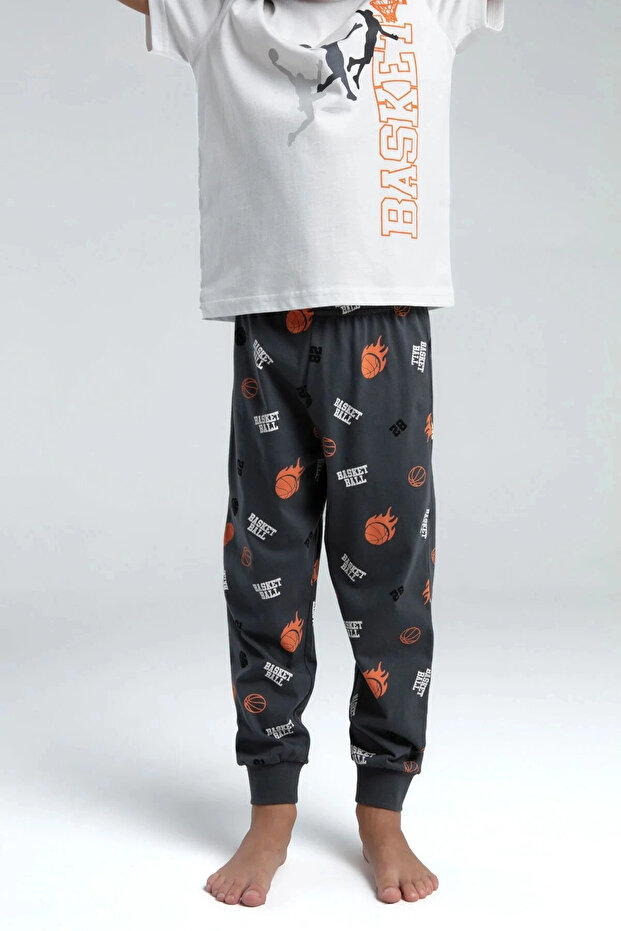 Boy's double set - white - 3