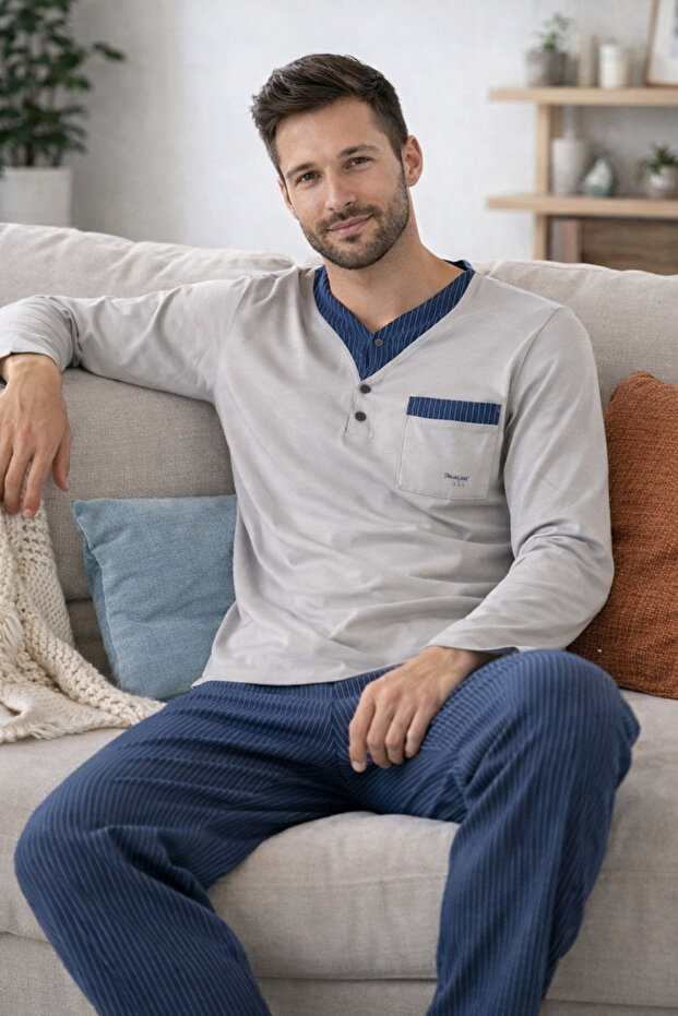 طقم بيجامة رجالي - 3