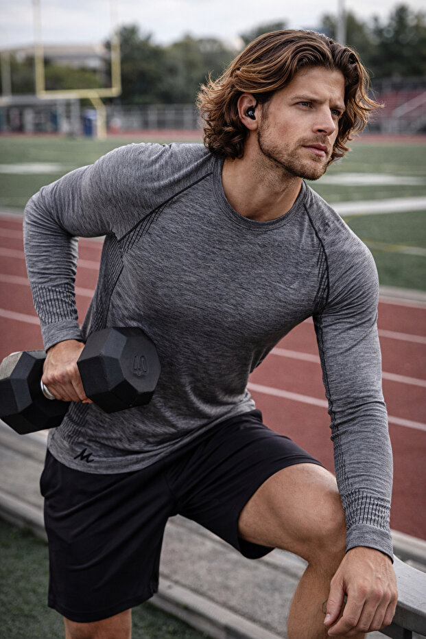 Men's Active Wear Long Sleeve Sports T-Shirt
