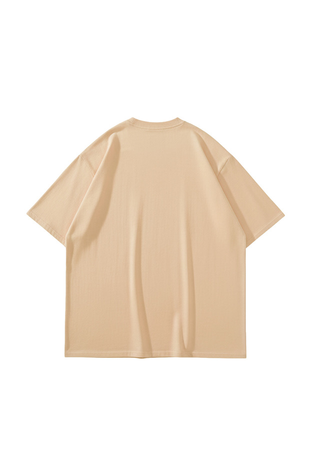 816 Design Bej Basic Premium Oversize Tshirt - 7