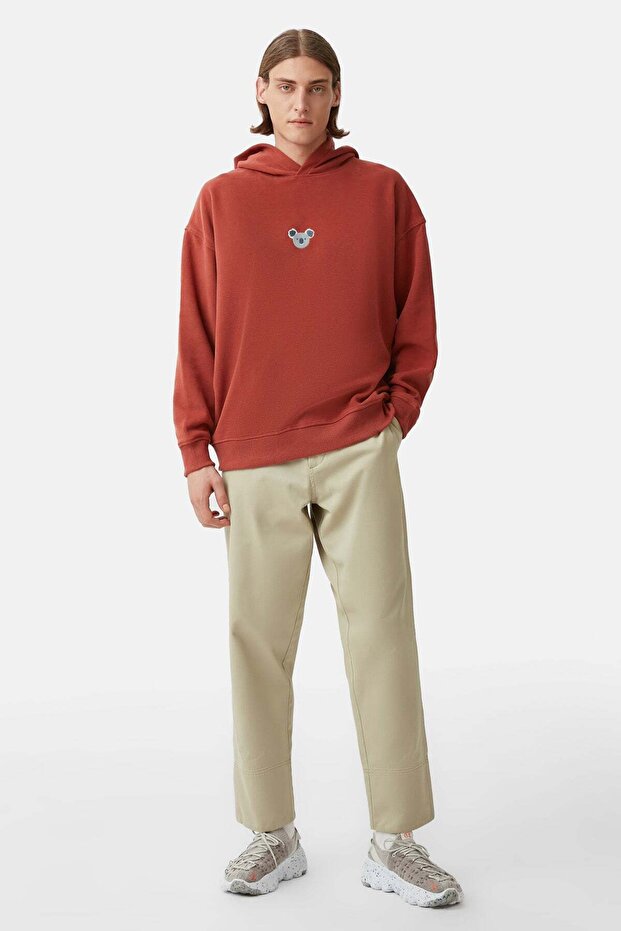 Koala Super Soft Hoodie - Kiremit - 3