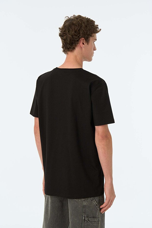 Tricou negru Basic Supreme - 5