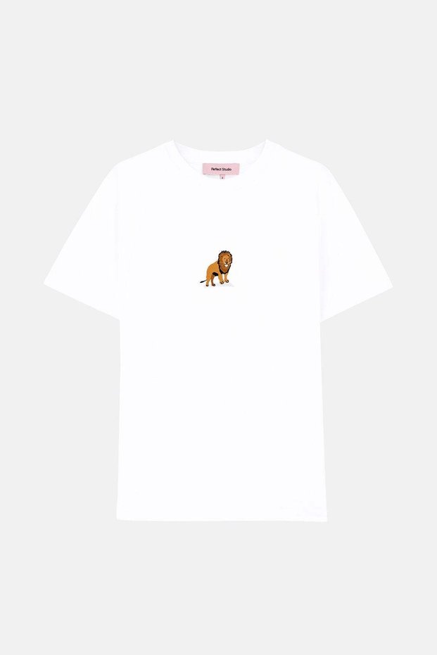 Lion Lightweight T-Shirt - White