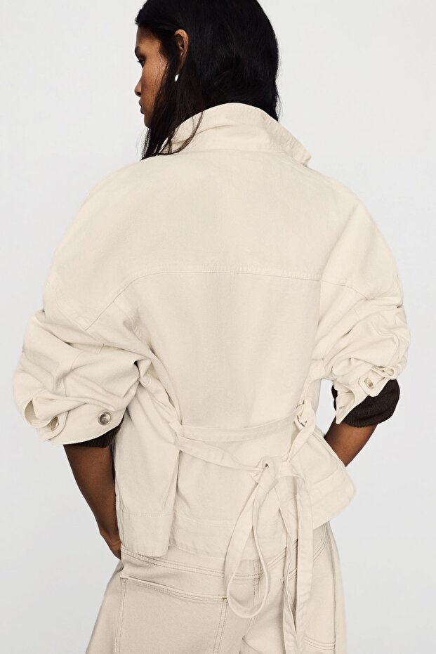 Oversize denim ceket - 2